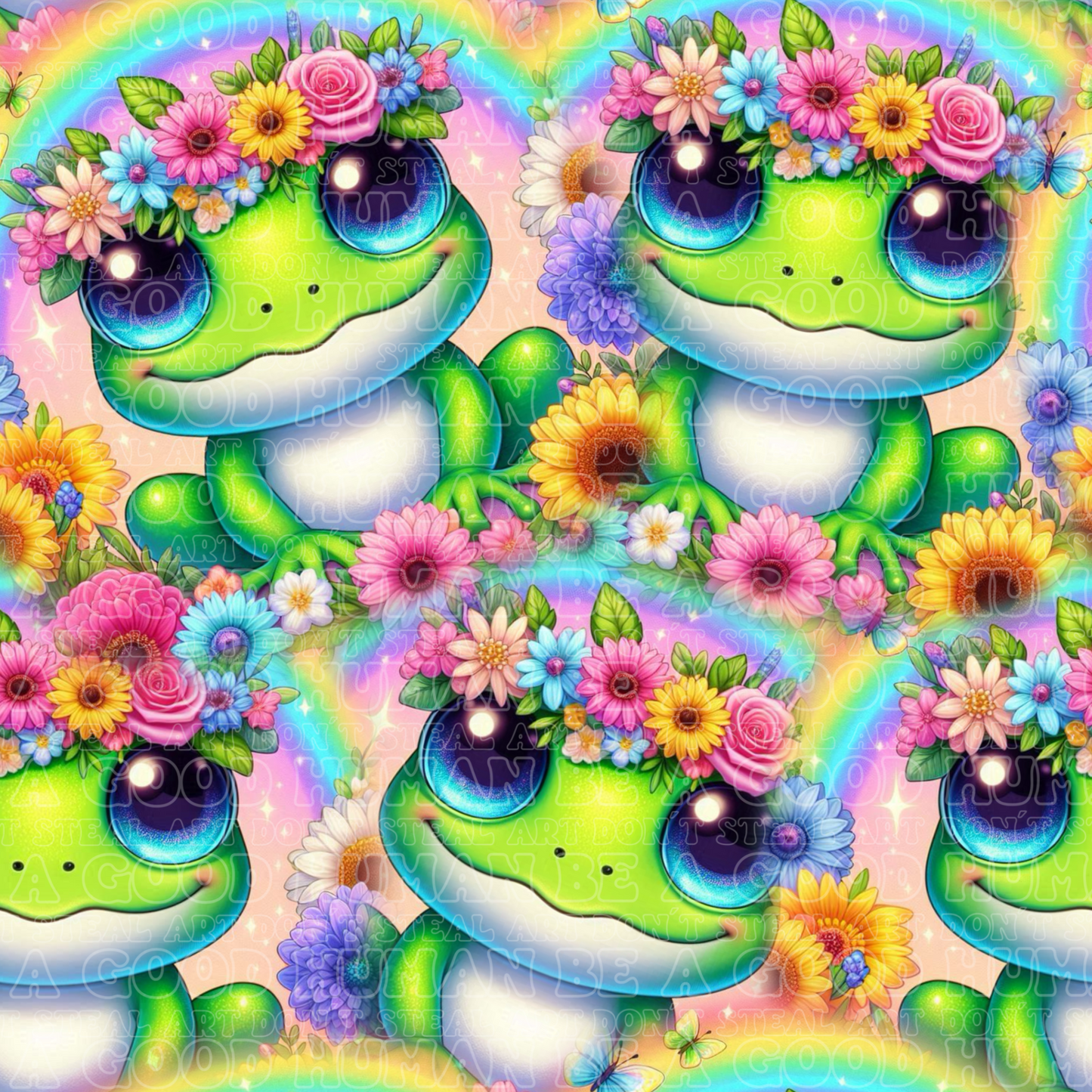 Animals frogs rainbow