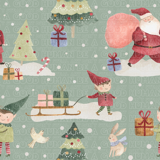Christmas Santa sage