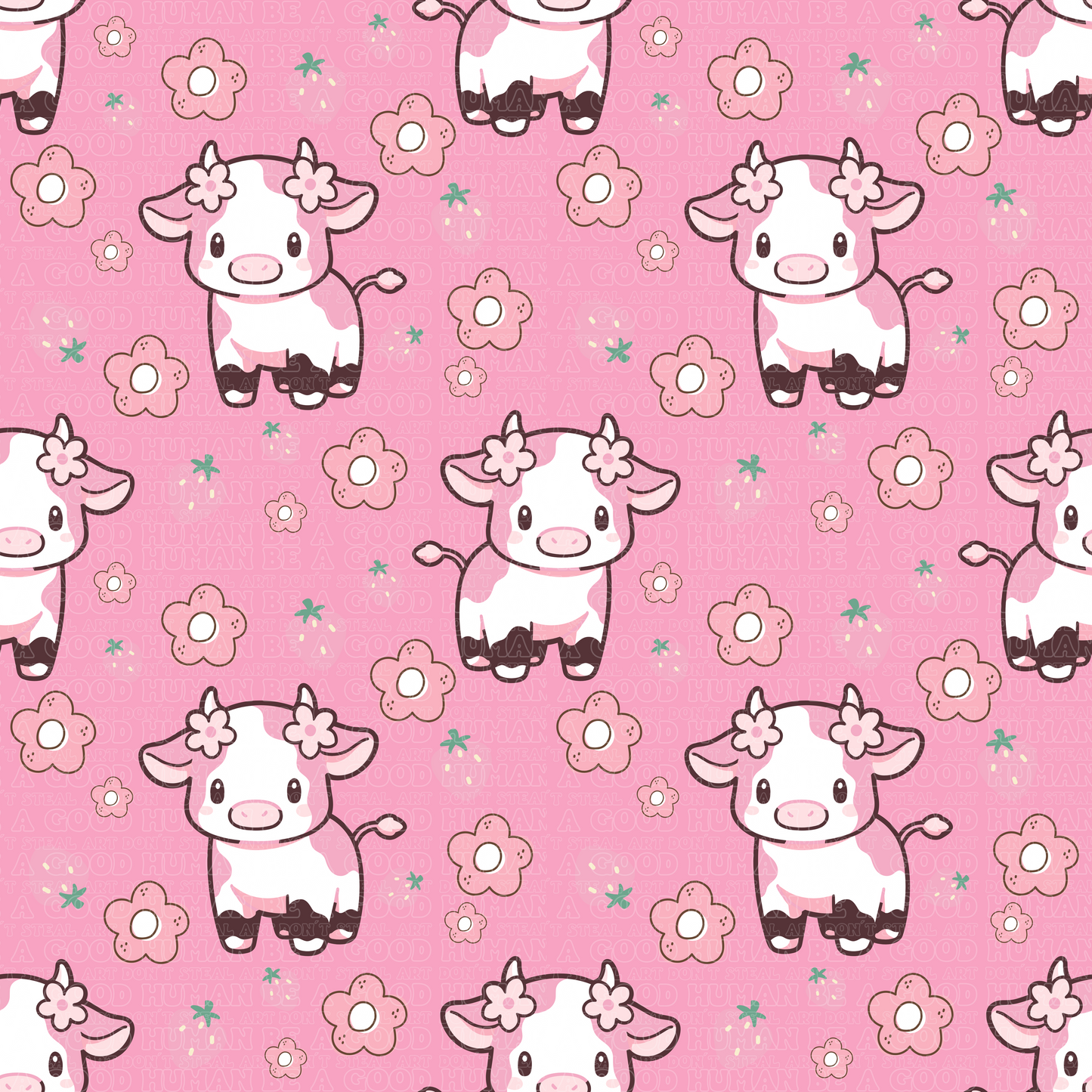 Farm animals strawberry cows 2