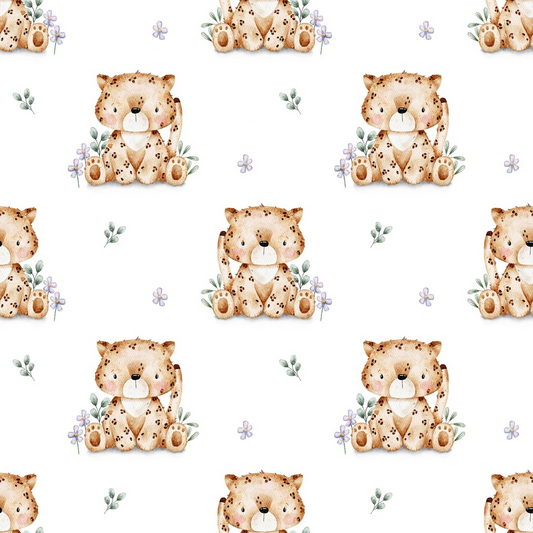 Animals cheetah white