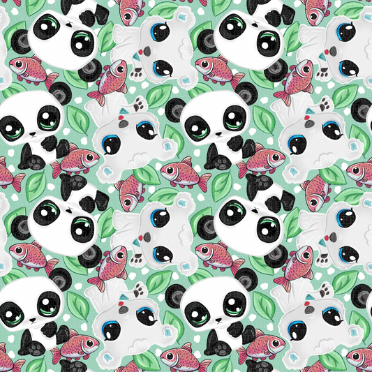 Animals polar bear panda