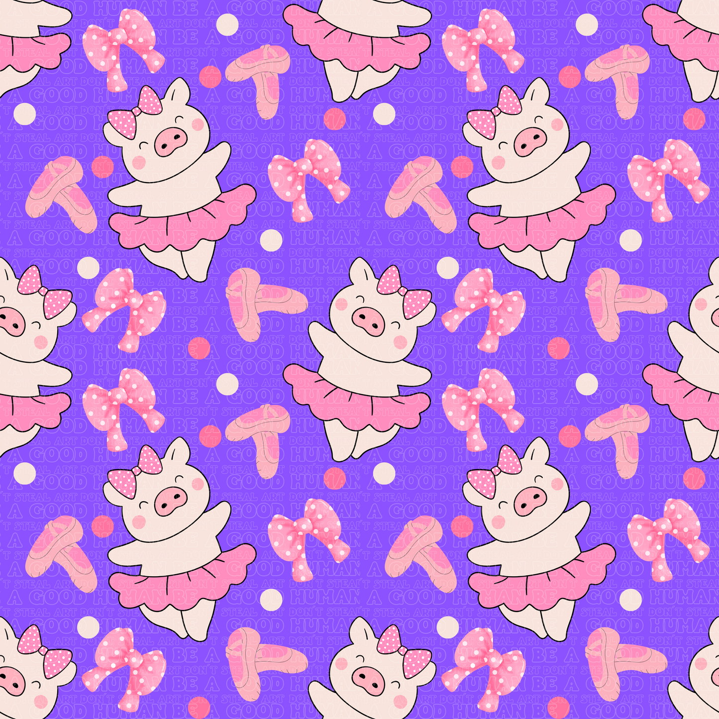 Farm animals ballerina pigs