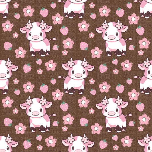 Farm animals strawberry cows