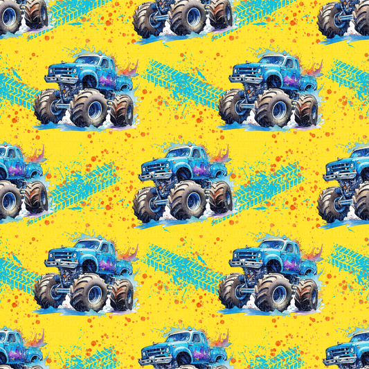 Monster Trucks yellow 2