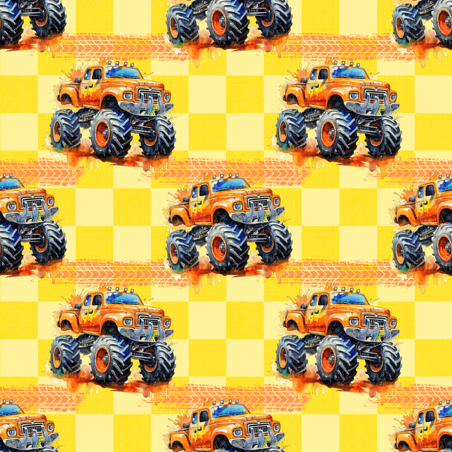 Monster Trucks yellow