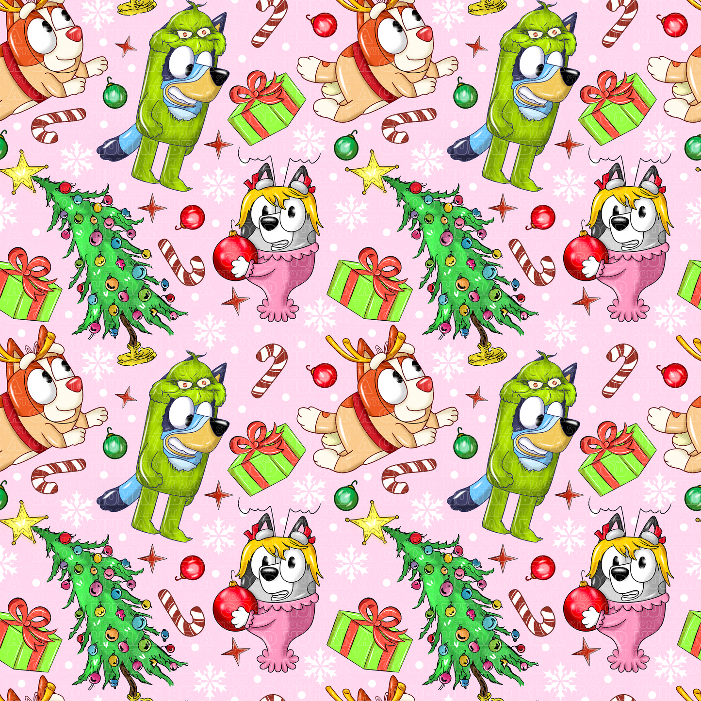 Christmas Grinch 41 Blue Dog