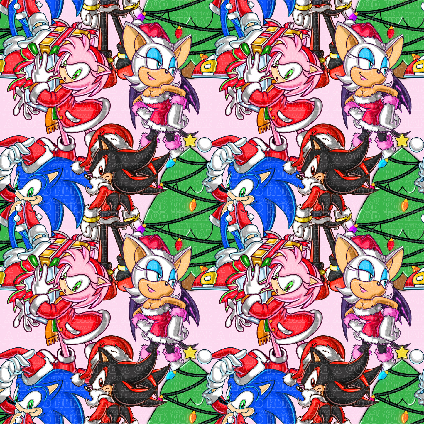 Christmas Sonic girls