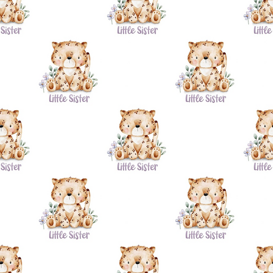Animals little sister cheetah