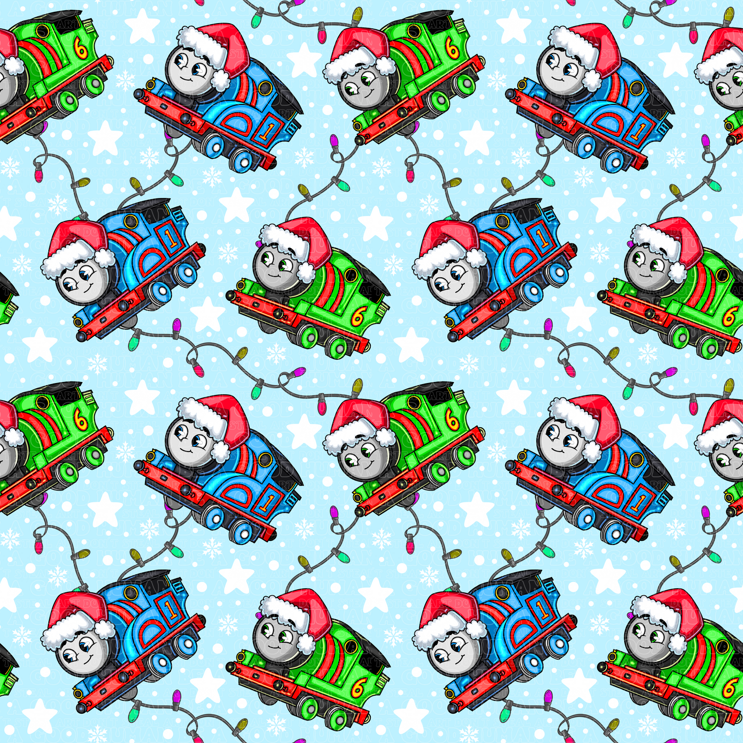 Christmas Thomas blue