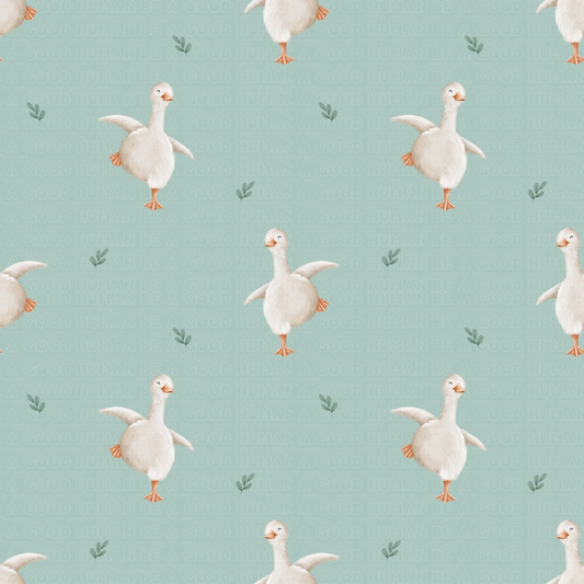Farm animals goose mint