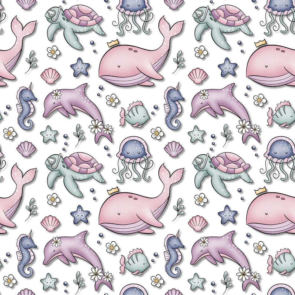Animals sea pink