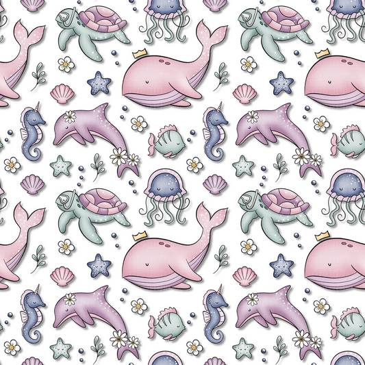 Animals sea pink