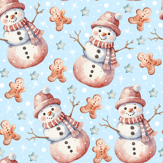 Christmas snow man