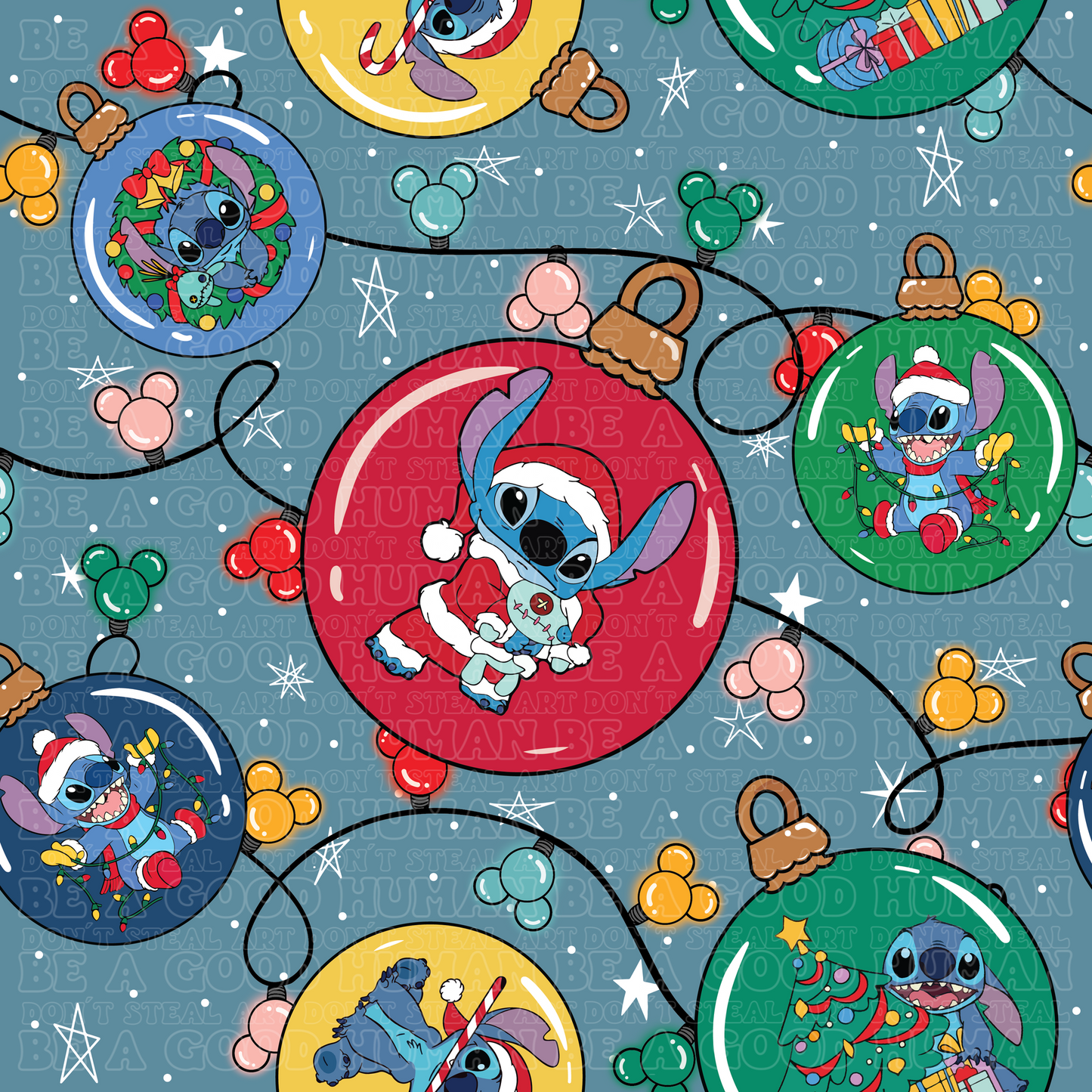 Christmas Stitch baubles
