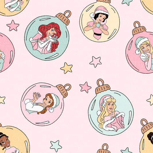 Christmas Princesses baubles