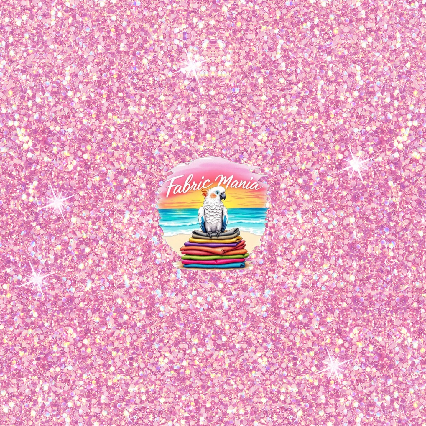 Cotton Lycra 220GSM Glitter Baby Pink