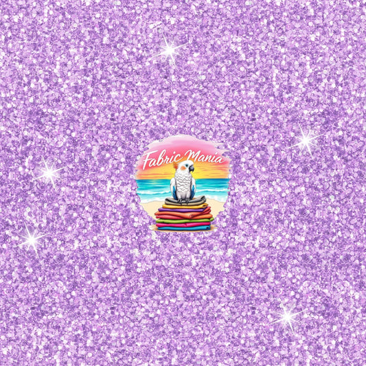 Cotton Lycra 220GSM Glitter Light Purple