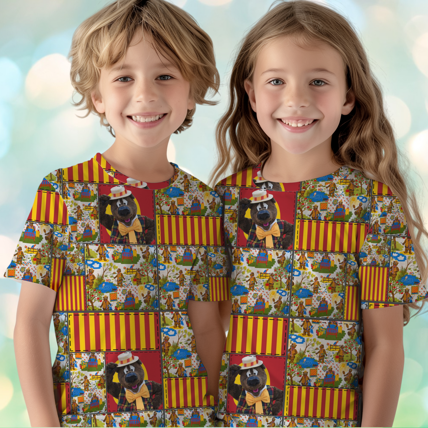 Aussie Humphrey bear 4 bed sheet style
