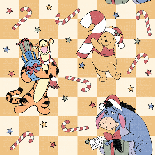 Christmas Pooh and friends 6